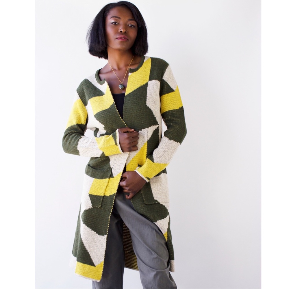 Geometric Cardigan - Picture 4 of 4